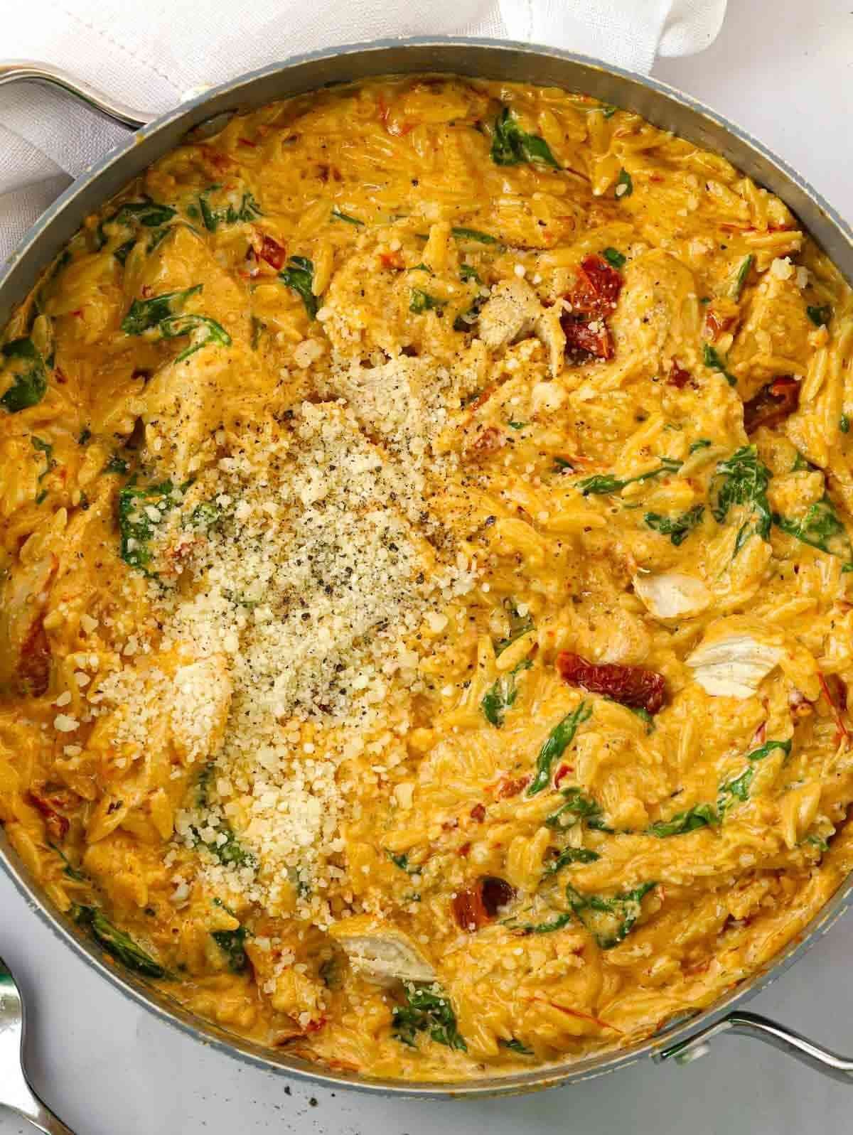Marry Me Chicken Orzo Recipe - Chickens